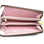 Louis Vuitton Zippy Wallet Zip Around Monogram Brown Second — view 3