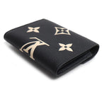 Louis Vuitton Victory Tri Foldwallet Bicolor Empreinte Black — view 2