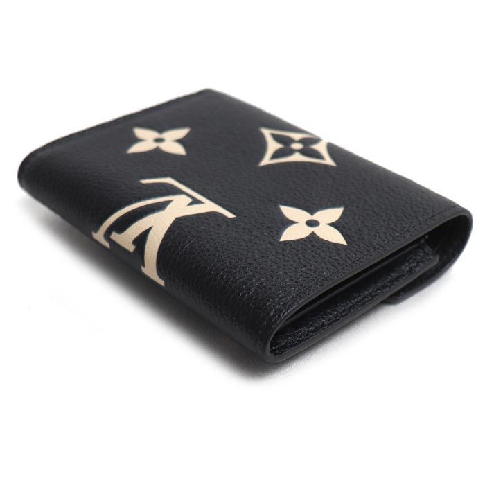 Louis Vuitton Victory Tri Foldwallet Bicolor Empreinte Black — view 2