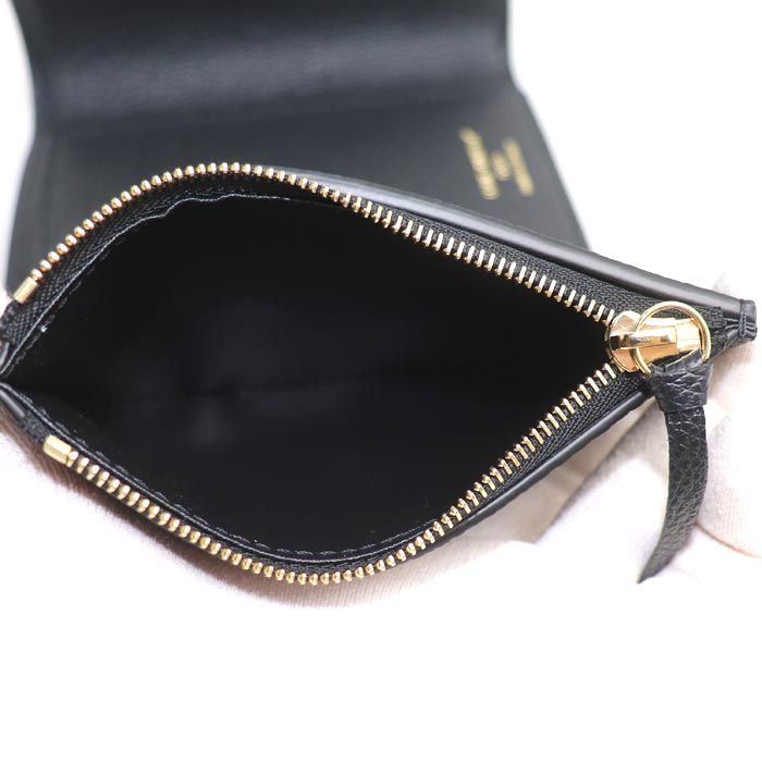 Louis Vuitton Victory Tri Foldwallet Bicolor Empreinte Black — view 5