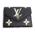 Louis Vuitton Victory Tri Foldwallet Bicolor Empreinte Black