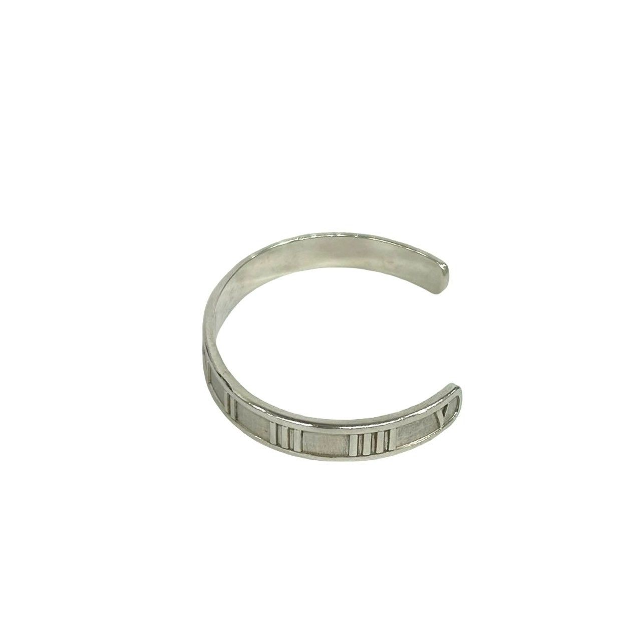 Tiffany & Co Vintage Atlas Bangle 925 Sterling Silver Bracelet — view 4