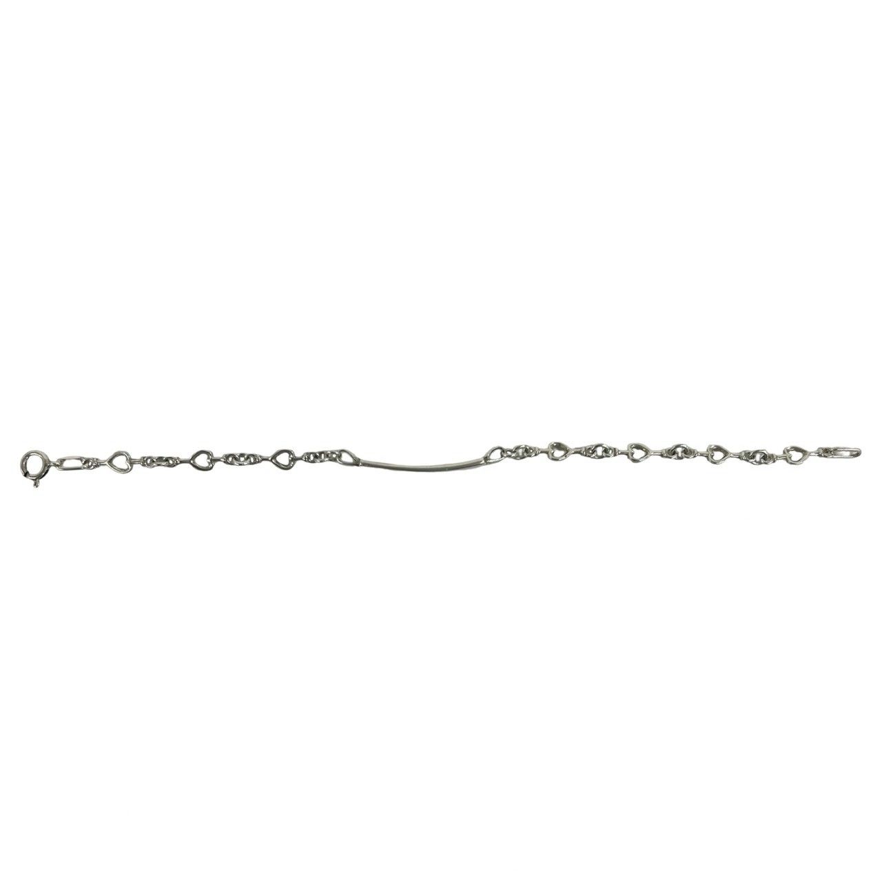 Tiffany & Co Vintage ID Heart Bracelet 925 Sterling Silver — view 5