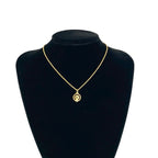 Dior Vintage CD Logo Chain Necklace Gold — view 2
