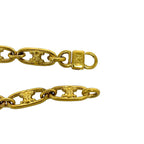 Celine Vintage Triomphe Logo Chain Bracelet Gold — view 3