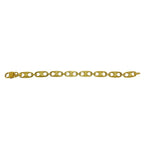 Celine Vintage Triomphe Logo Chain Bracelet Gold — view 6