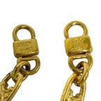 Celine Vintage Triomphe Logo Chain Bracelet Gold — view 4