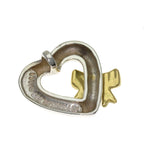 Tiffany & Co Heart Ribbon Pendant 18k Yellow Gold — view 2