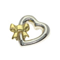 Tiffany & Co Heart Ribbon Pendant 18k Yellow Gold