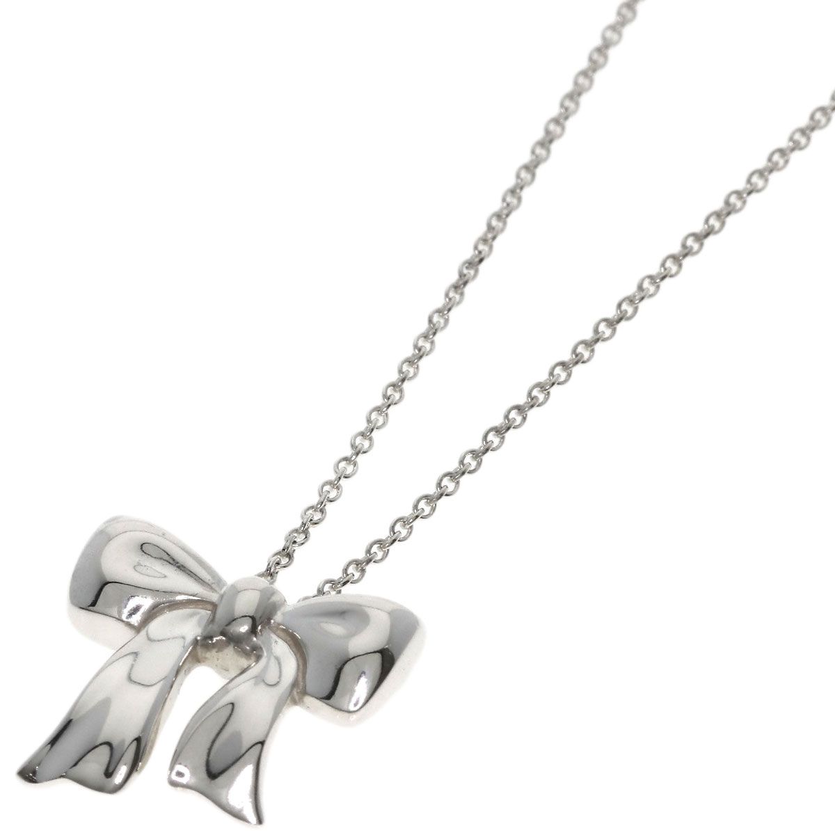 Tiffany & Co Ribbon Motif Necklace