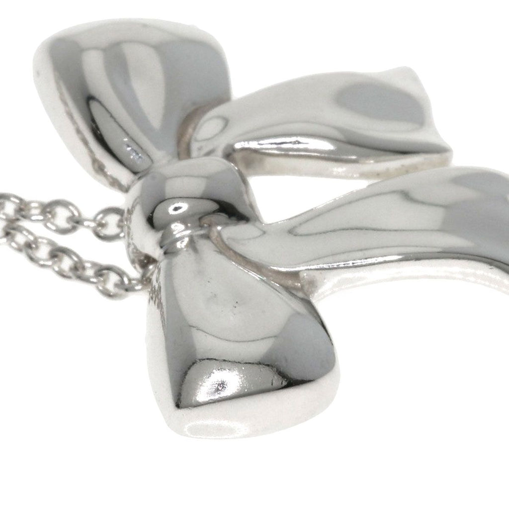 Tiffany & Co Ribbon Motif Necklace — view 5