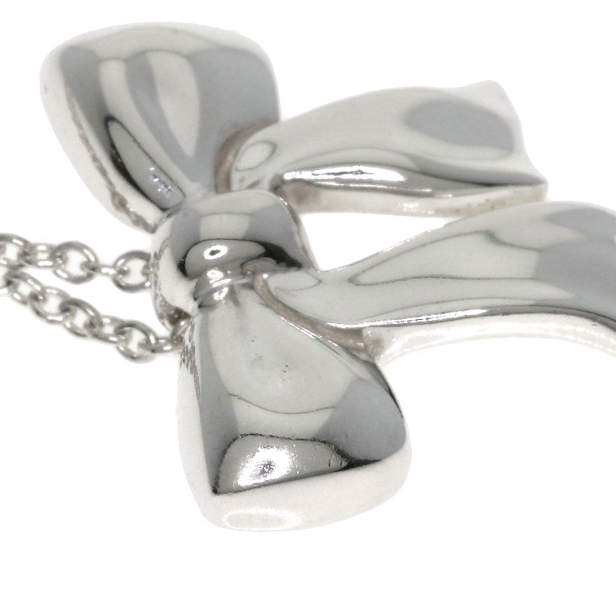 Tiffany & Co Ribbon Motif Necklace — view 5