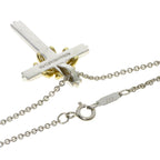 Tiffany & Co Signature Cross Necklace 18k Yellow Gold — view 2