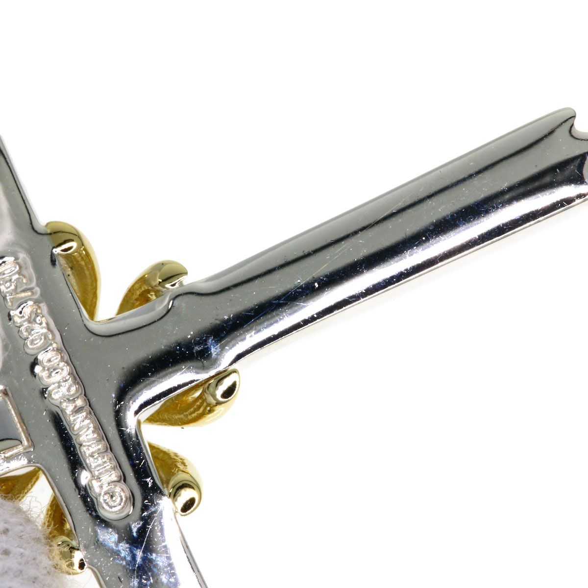 Tiffany & Co Signature Cross Necklace 18k Yellow Gold — view 5