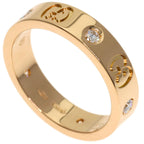 Gucci Icon Diamond Ring 18k Pink Gold