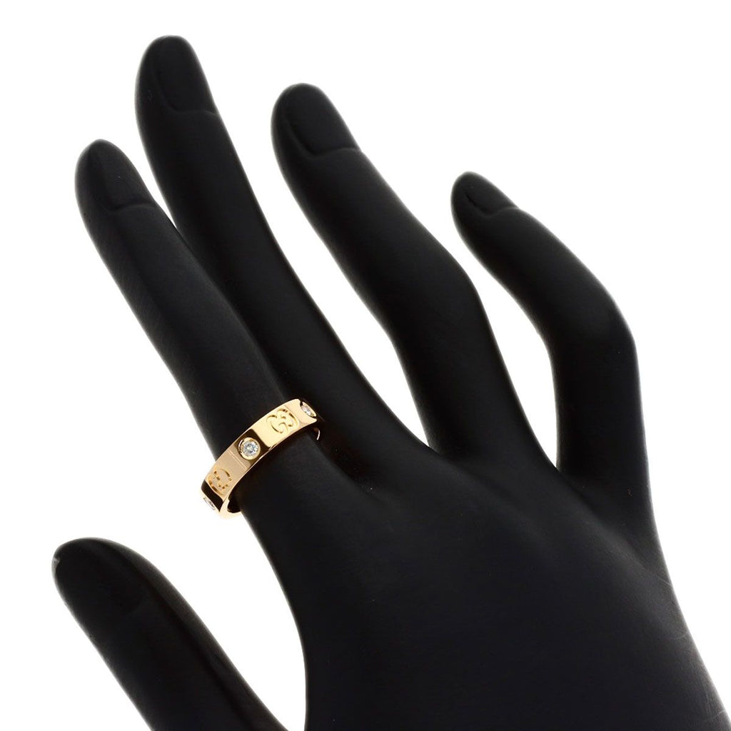 Gucci Icon Diamond Ring 18k Pink Gold — view 6