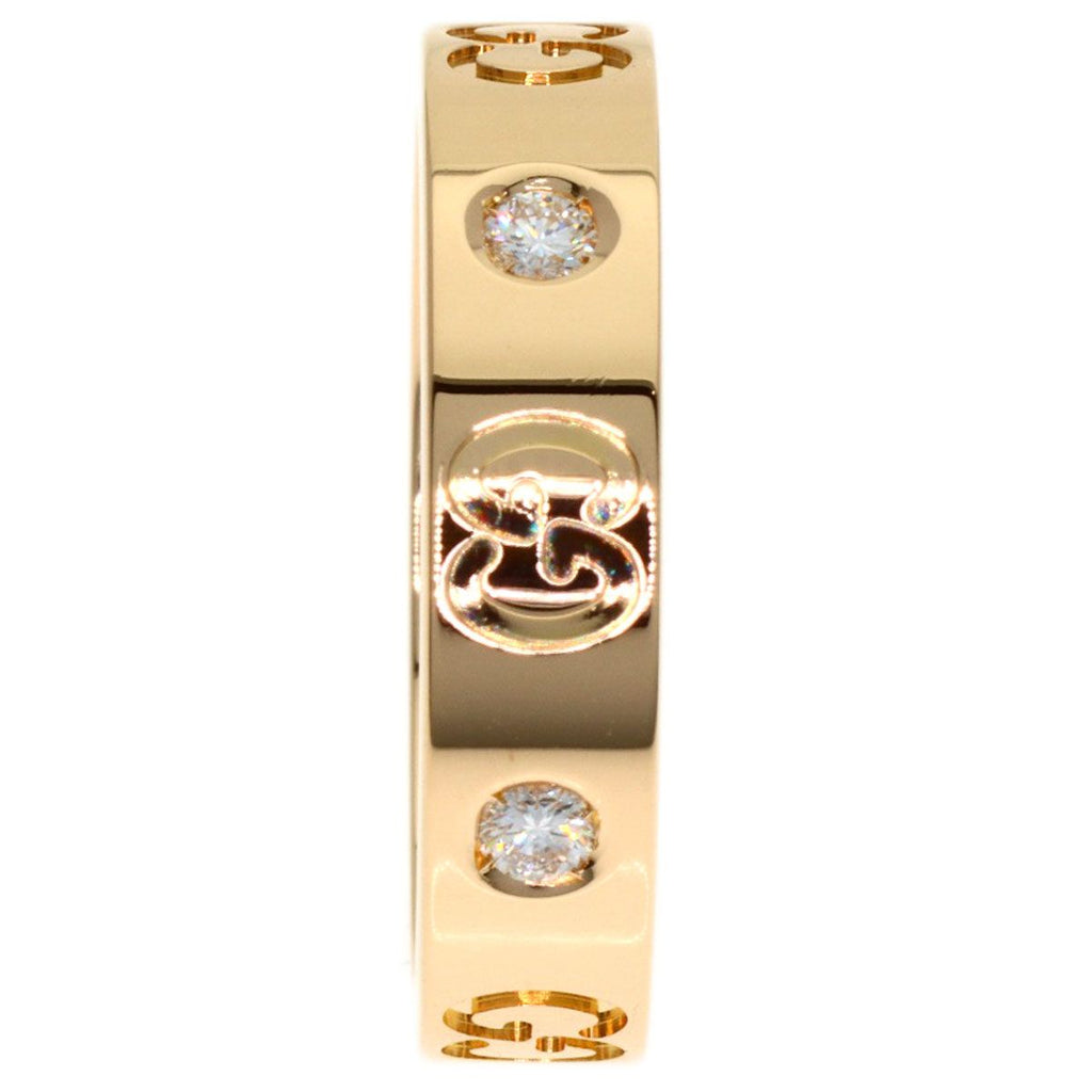 Gucci Icon Diamond Ring 18k Pink Gold — view 3