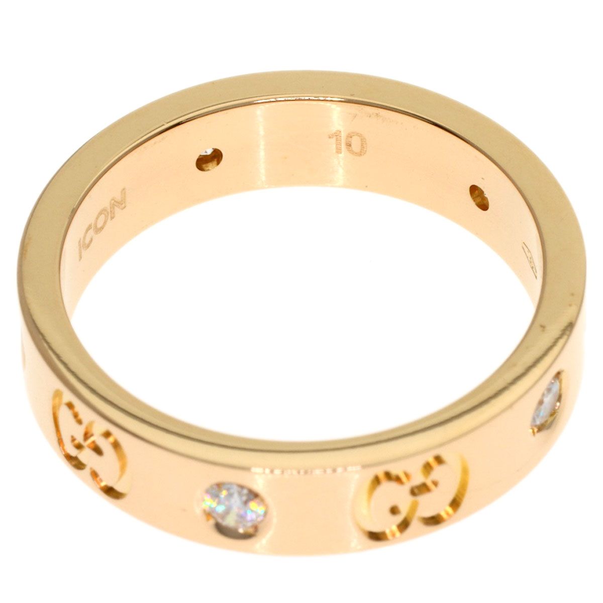 Gucci Icon Diamond Ring 18k Pink Gold — view 4