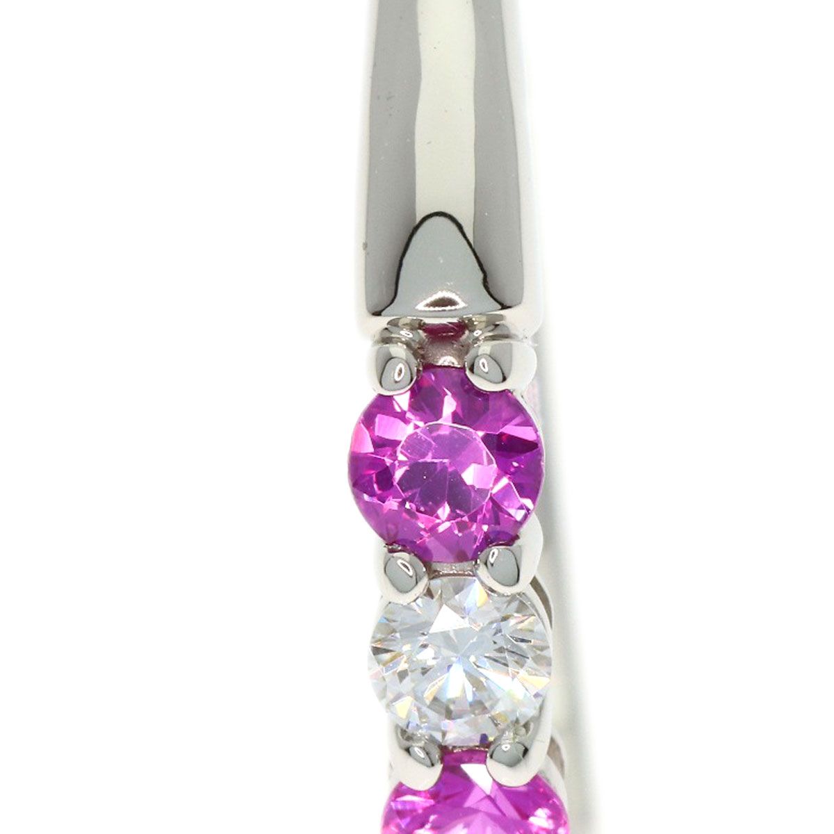 Tiffany & Co Forever Pink Saffiano Diamond Ring — view 9
