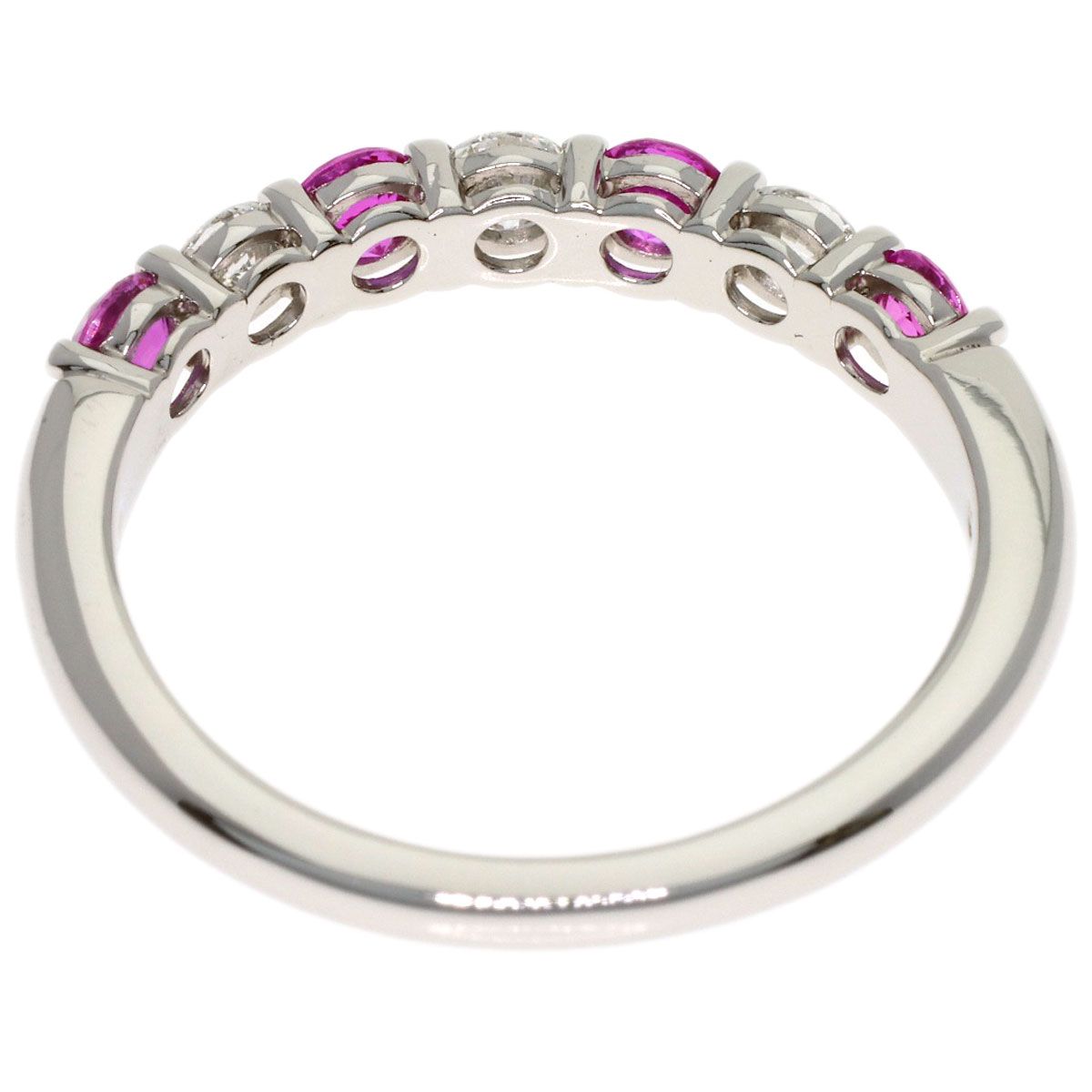 Tiffany & Co Forever Pink Saffiano Diamond Ring — view 4
