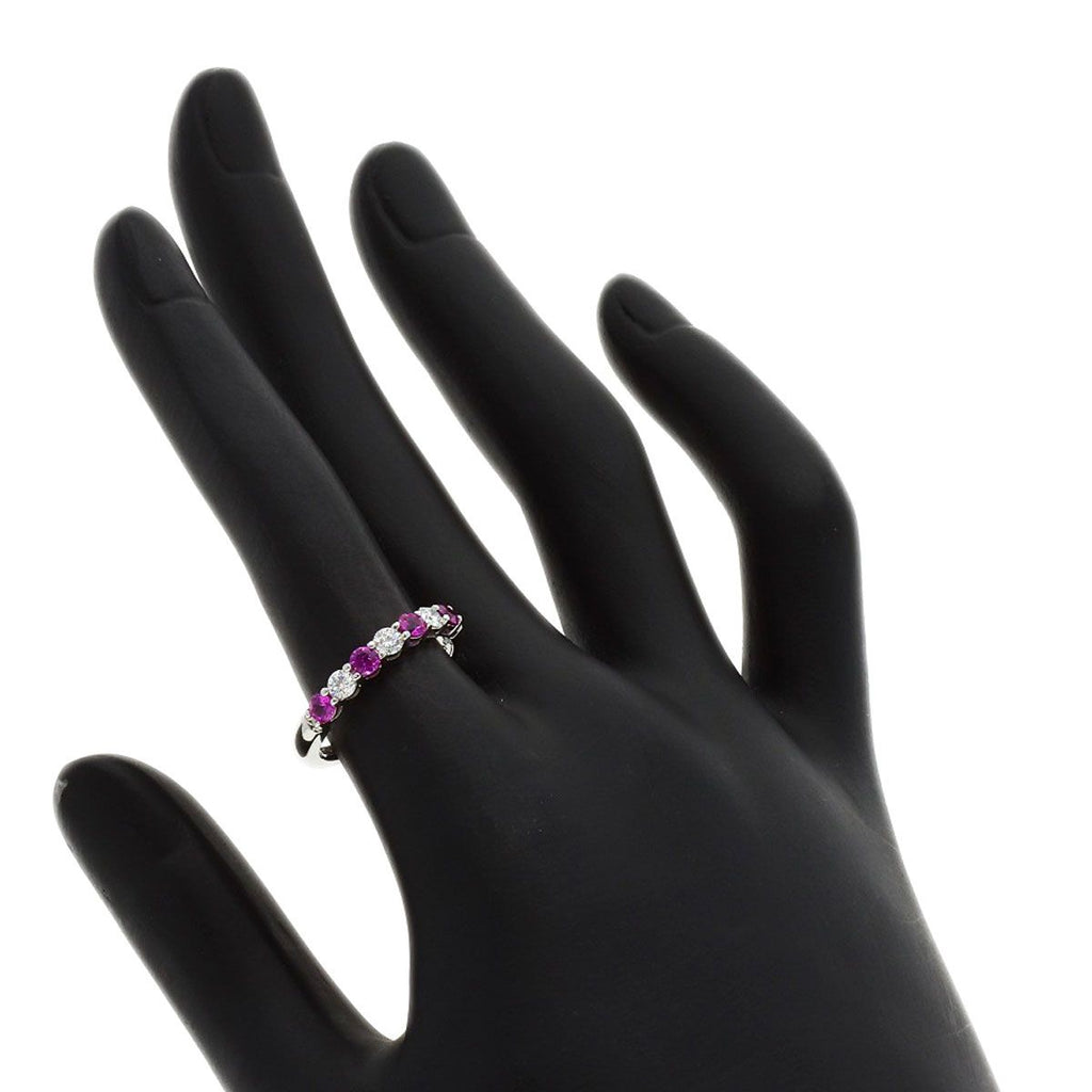 Tiffany & Co Forever Pink Saffiano Diamond Ring — view 7