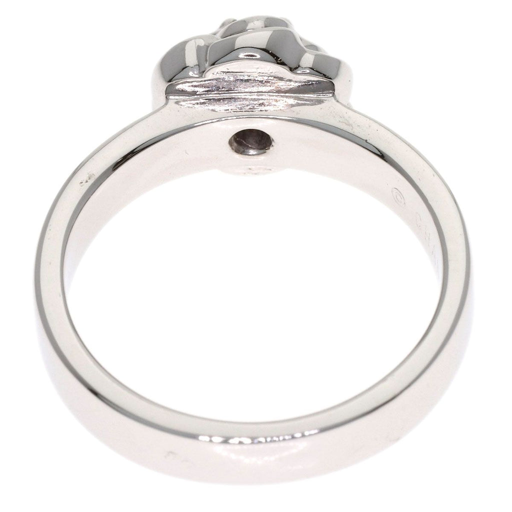 Chanel Camellia Diamond 47 Ring 18k White Gold — view 4