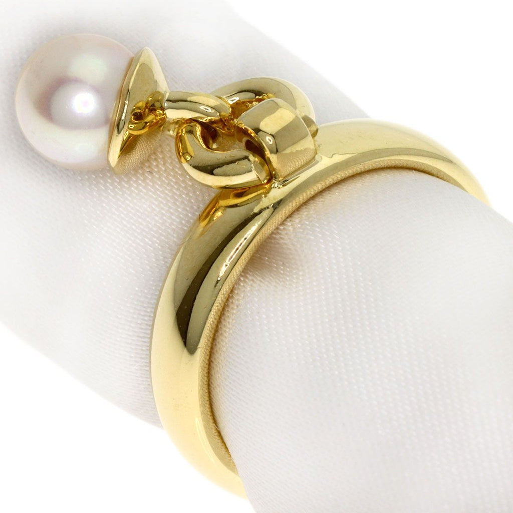 Tiffany & Co Doorknock Pearl Ring 18k Yellow Gold — view 2