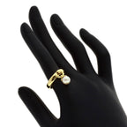 Tiffany & Co Doorknock Pearl Ring 18k Yellow Gold — view 6