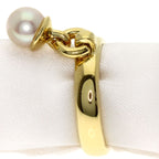 Tiffany & Co Doorknock Pearl Ring 18k Yellow Gold — view 3