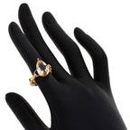 Gucci White Topaz Diamond Ring 18k Pink Gold — view 7