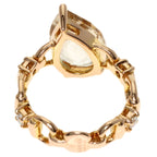 Gucci White Topaz Diamond Ring 18k Pink Gold — view 4