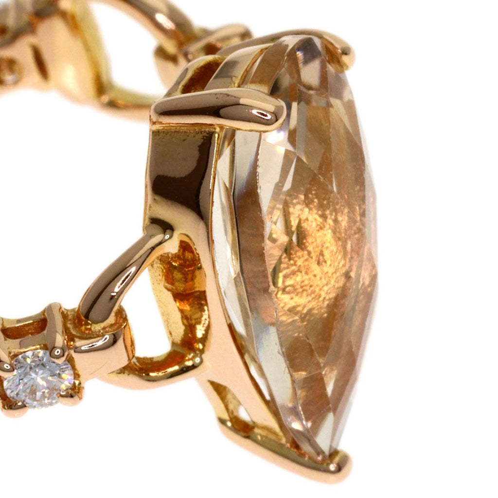 Gucci White Topaz Diamond Ring 18k Pink Gold — view 8