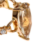 Gucci White Topaz Diamond Ring 18k Pink Gold — view 8
