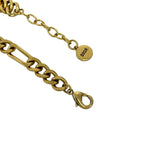 Dior CD Logo Motif Chain Bracelet Gold — view 4