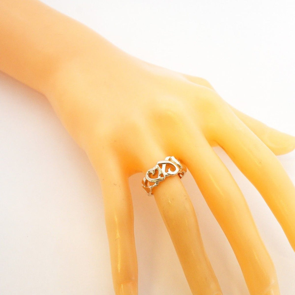 Tiffany & Co Ring Tripleloving Heart 925 Sterling Silver — view 7