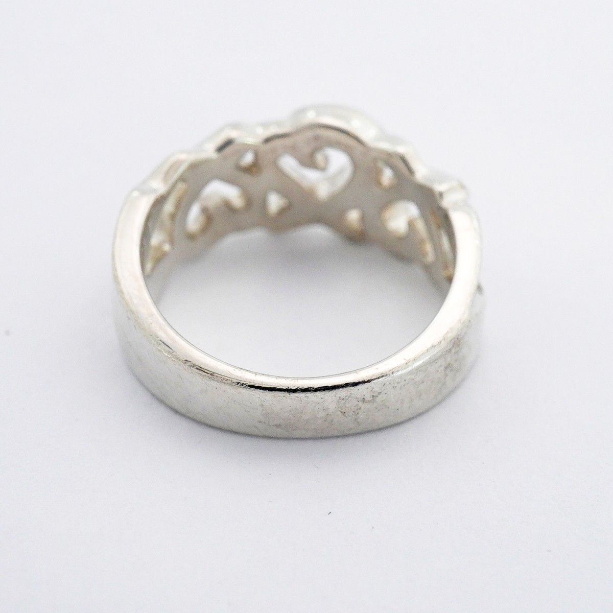 Tiffany & Co Ring Tripleloving Heart 925 Sterling Silver — view 8