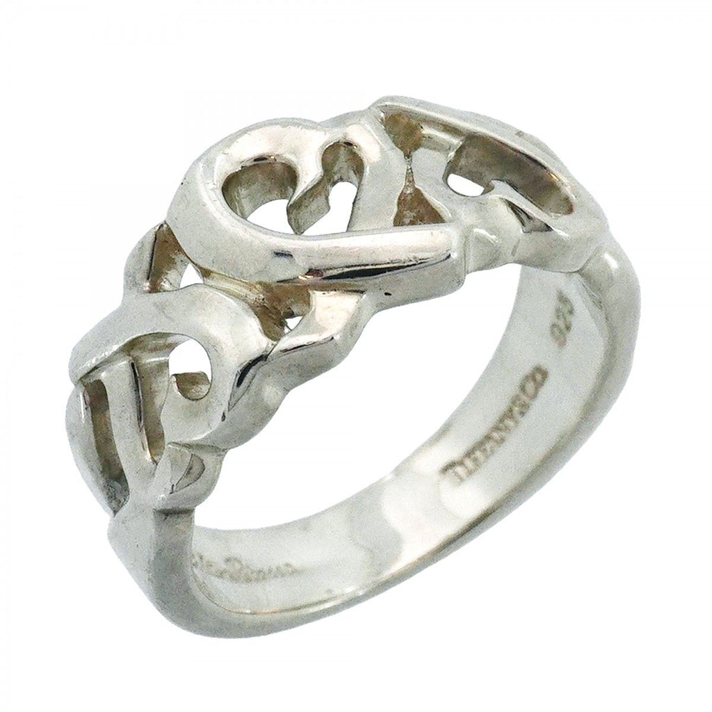 Tiffany & Co Ring Tripleloving Heart 925 Sterling Silver