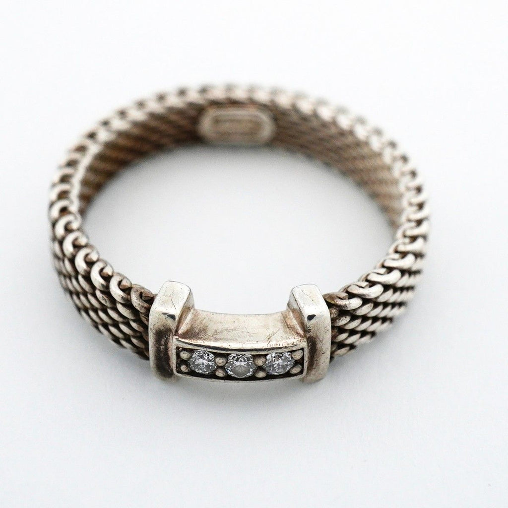 Tiffany & Co Ring 925 Sterling Silver Diamond — view 3