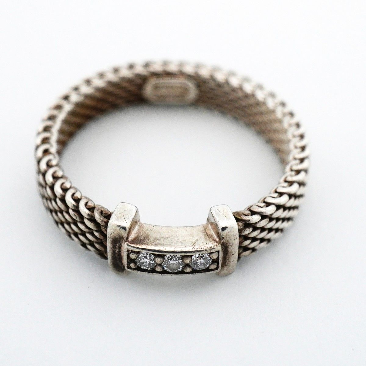 Tiffany & Co Ring 925 Sterling Silver Diamond — view 3