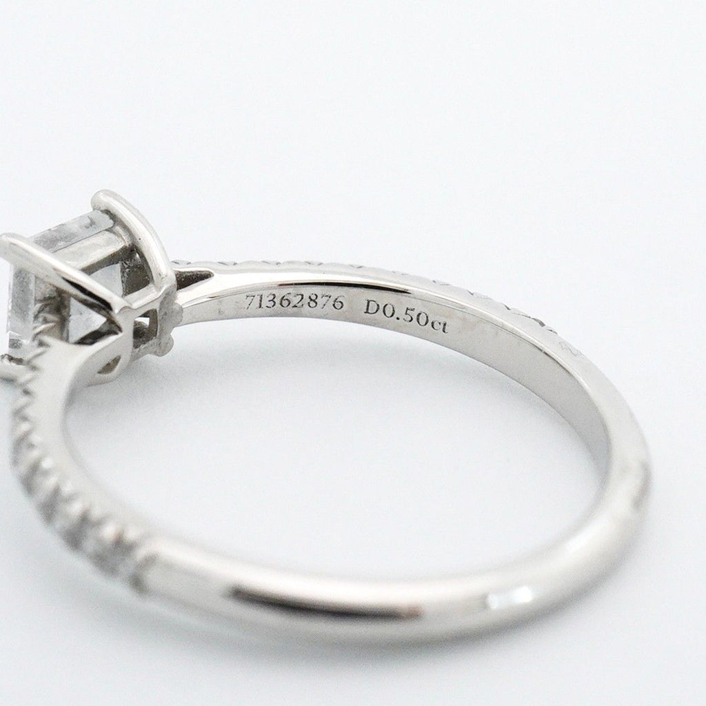 Tiffany & Co Ring Platinum Diamond — view 5