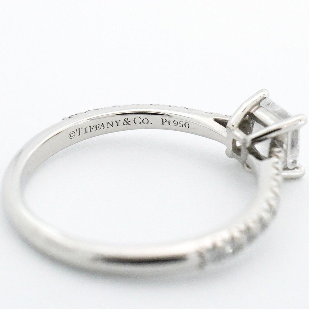Tiffany & Co Ring Platinum Diamond — view 4