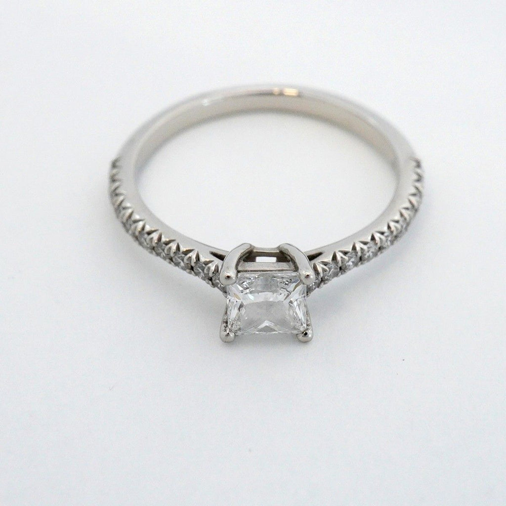 Tiffany & Co Ring Platinum Diamond — view 3
