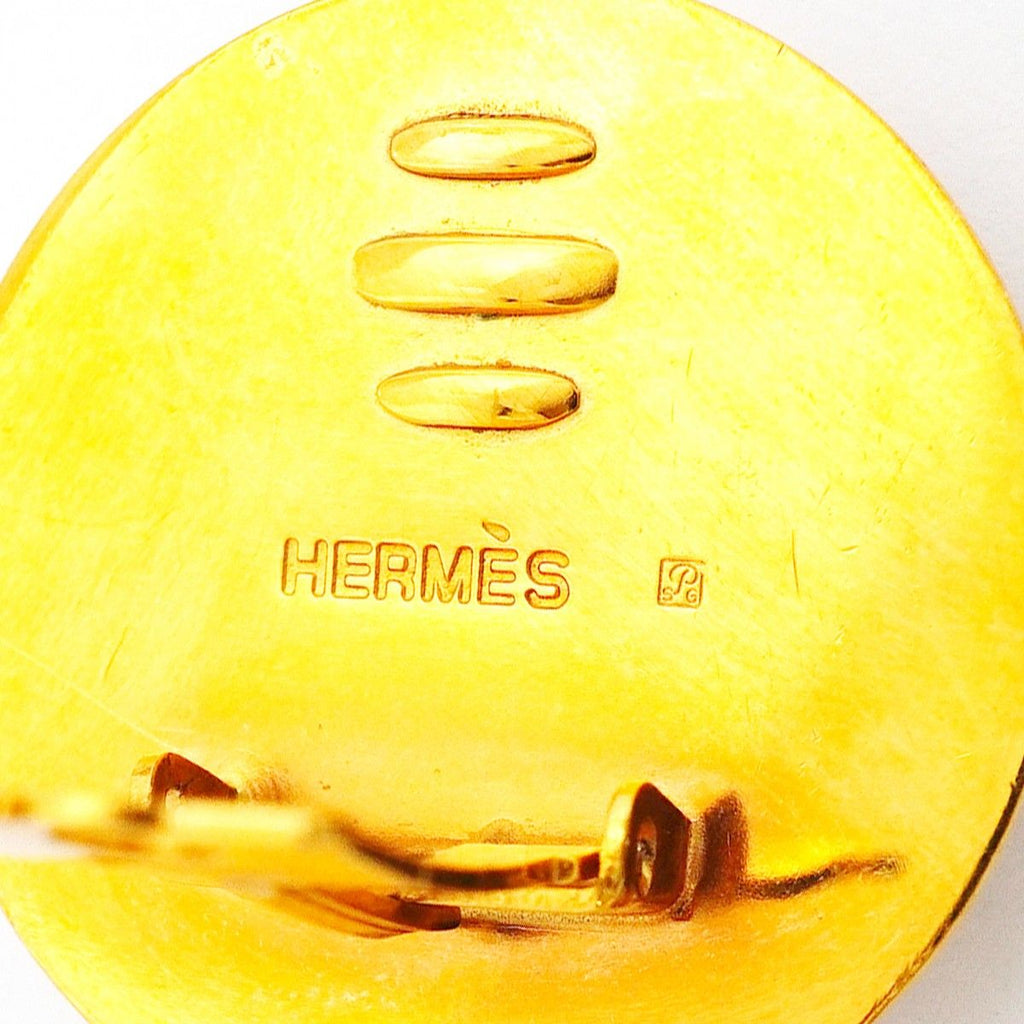 Hermes Earrings Gold — view 4