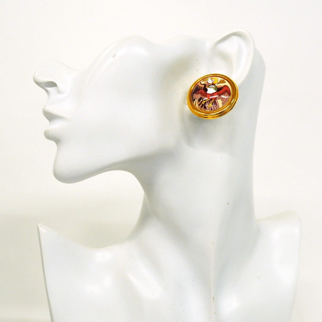 Hermes Earrings Gold — view 5