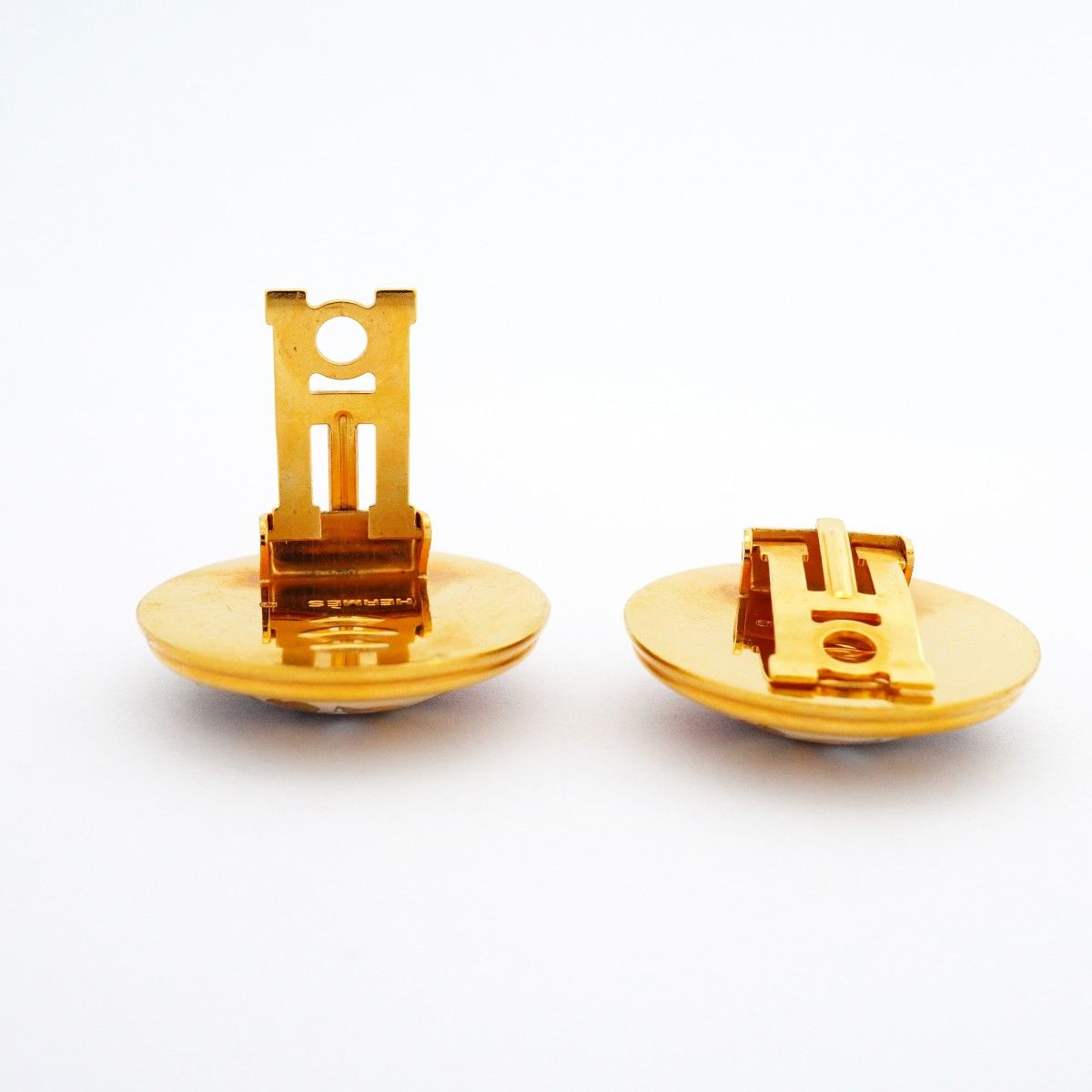 Hermes Earrings Gold — view 3