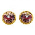 Hermes Earrings Gold