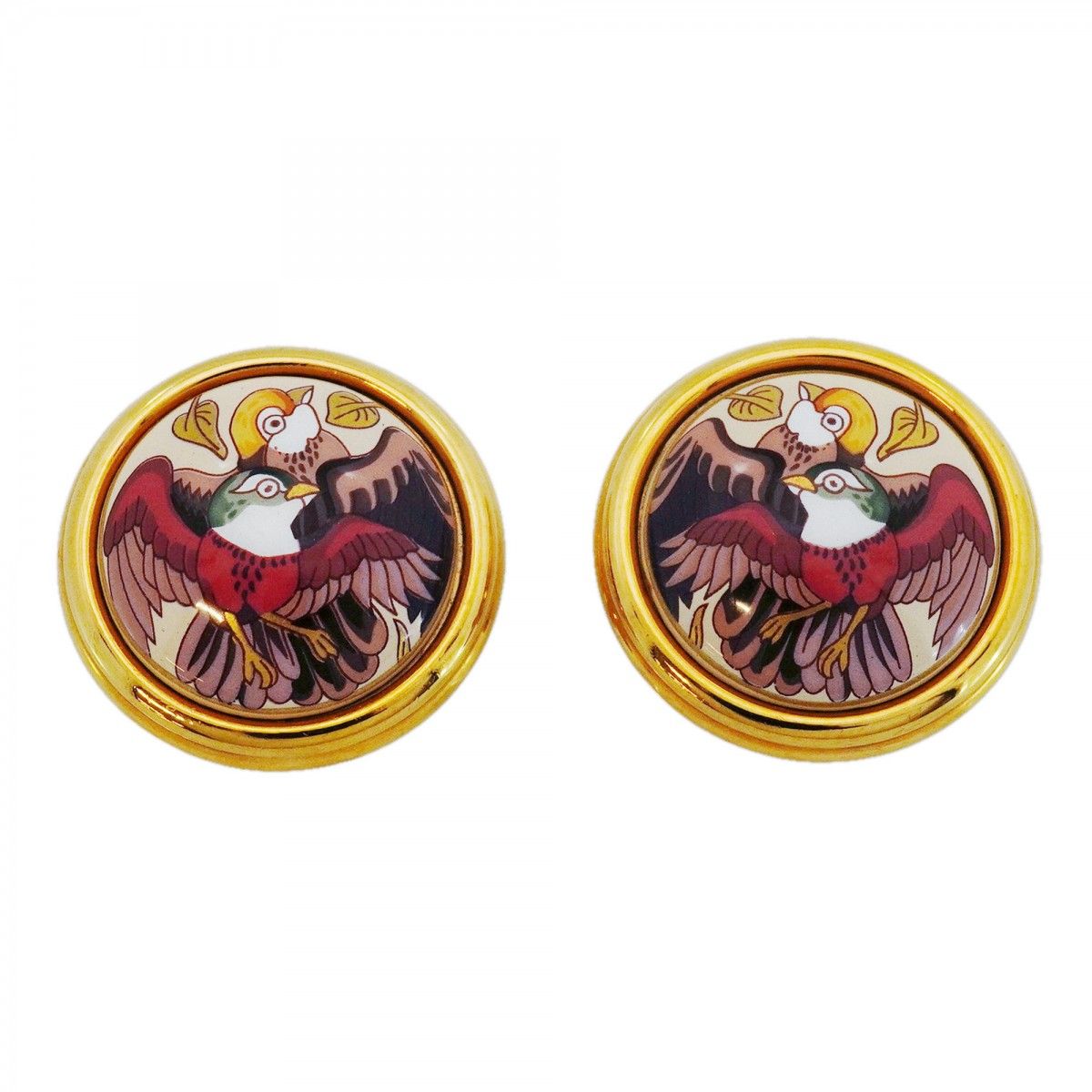 Hermes Earrings Gold