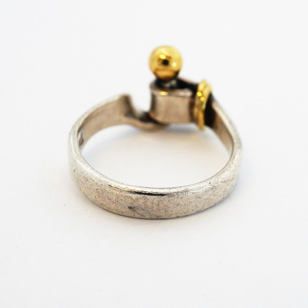 Tiffany & Co Ring Hook &eye 18k Yellow Gold 925 Sterling Silver — view 7