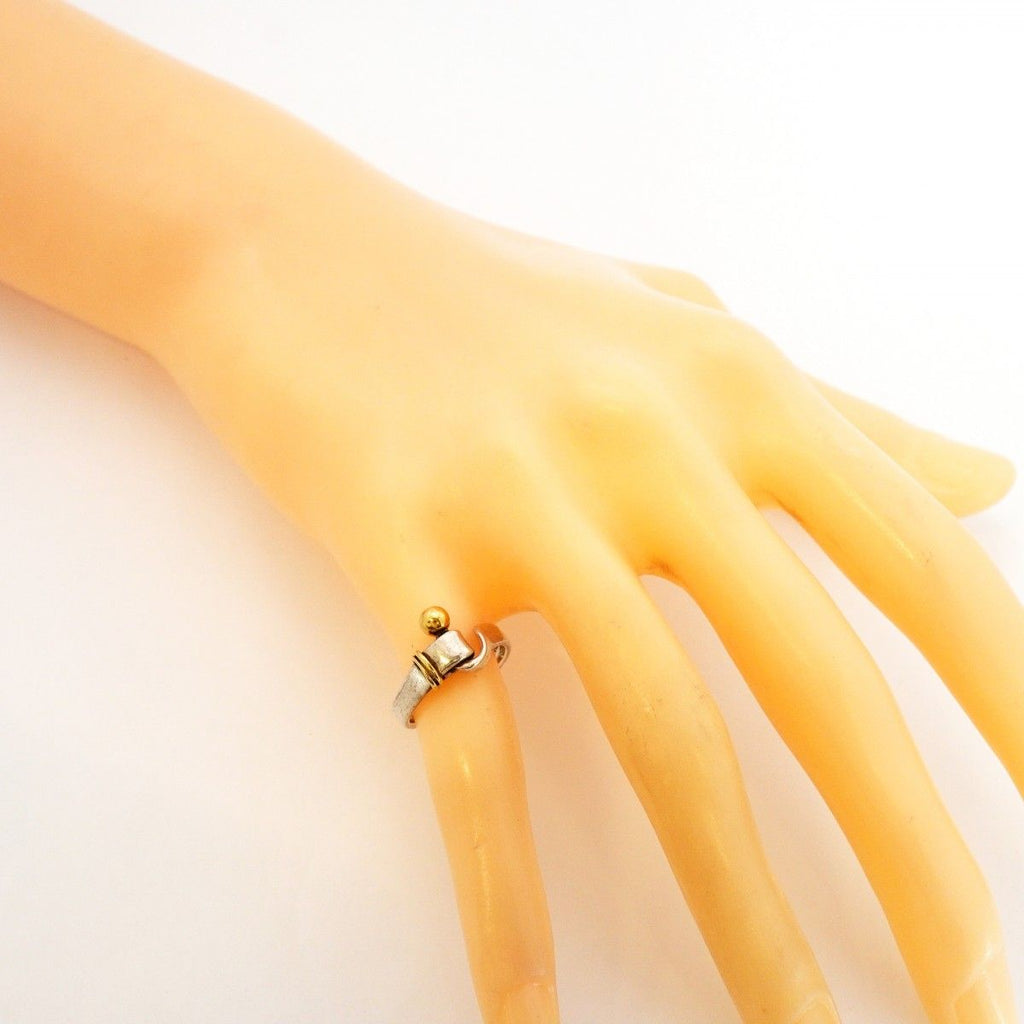 Tiffany & Co Ring Hook &eye 18k Yellow Gold 925 Sterling Silver — view 6