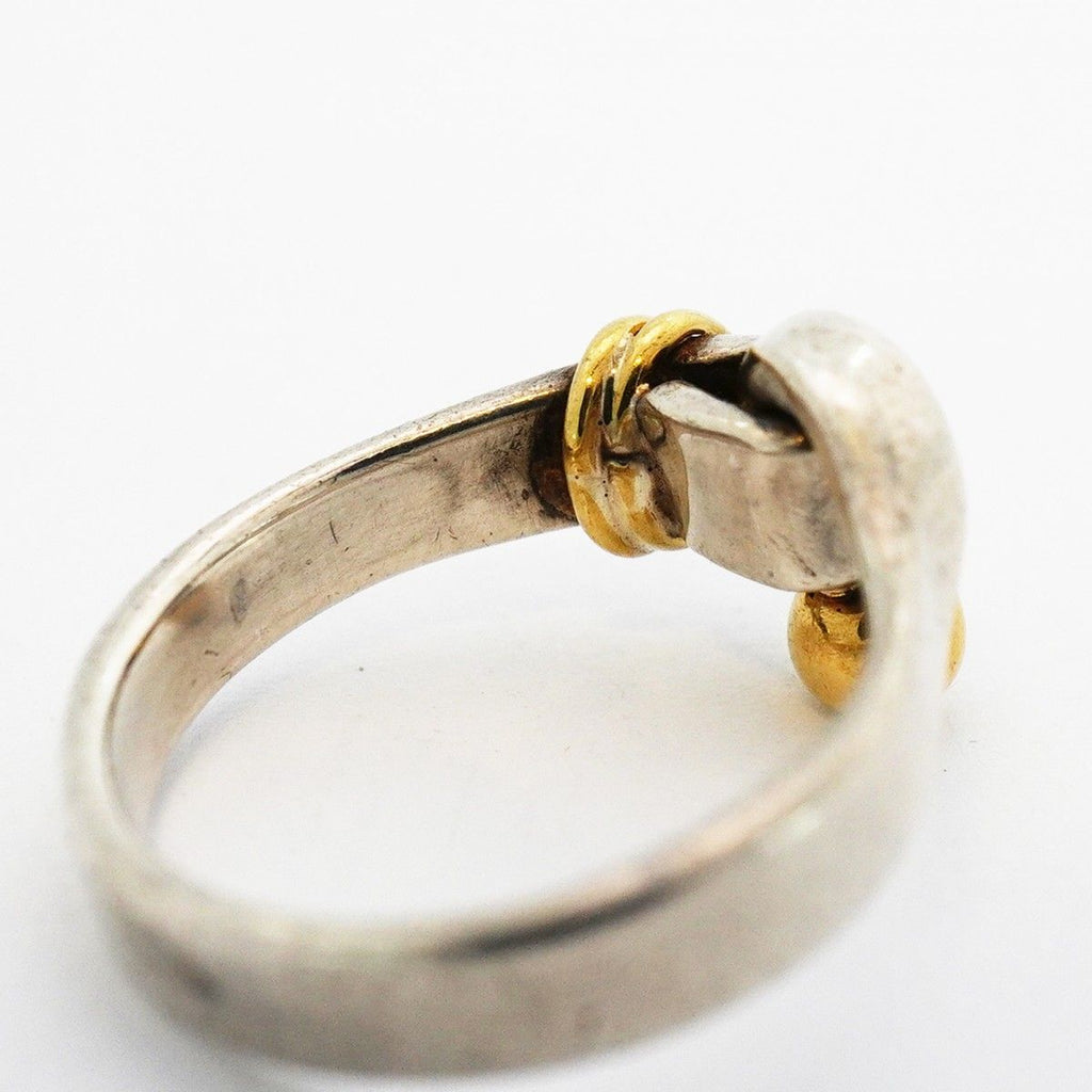 Tiffany & Co Ring Hook &eye 18k Yellow Gold 925 Sterling Silver — view 8